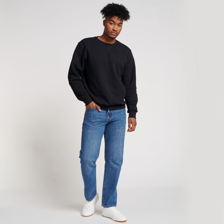 Oversized Fit Sweatshirt - Black - Men
