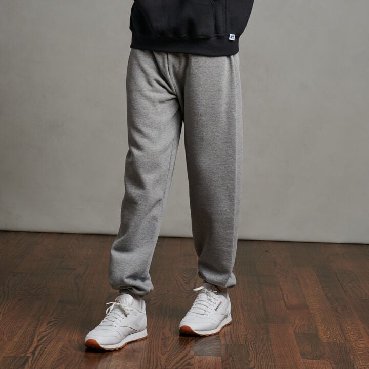 Men's Dri-Power® Closed Bottom Fleece Sweatpants (No Pockets) Oxford