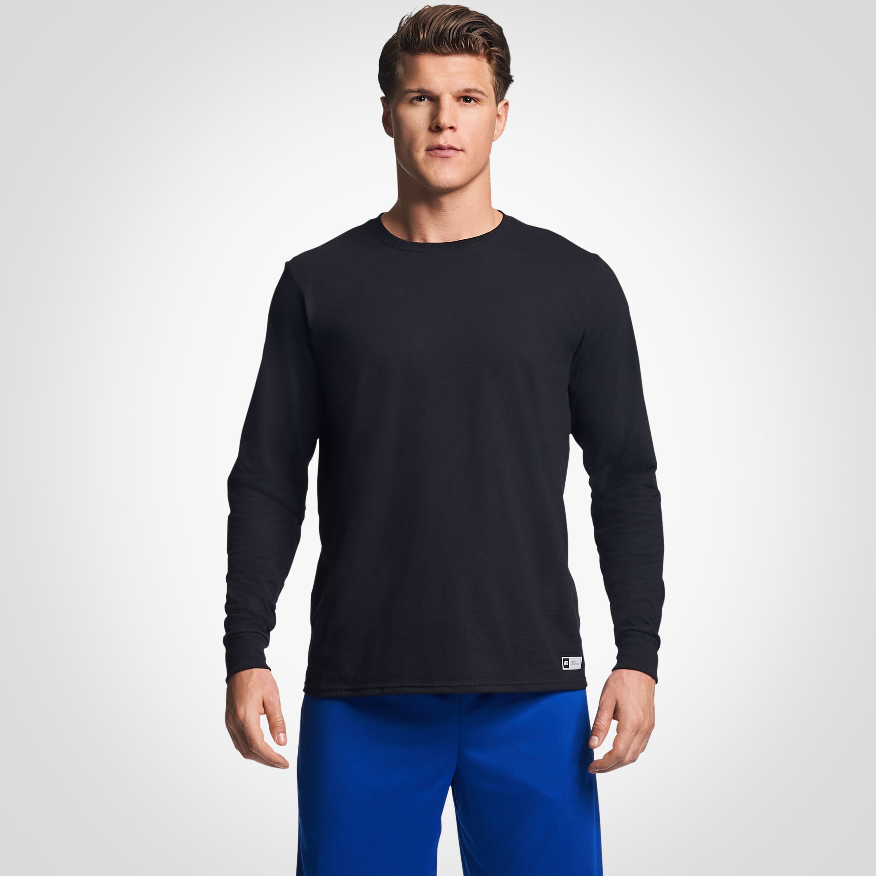 russell long sleeve tee shirts