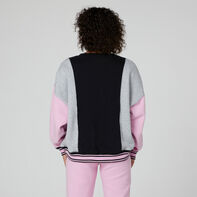 Women's Color-Block Graphic Sweatshirt PINK ICING