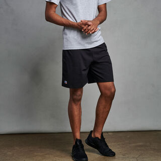 Men's S-XL 2X 3XL Mesh Shorts Gym Basketball Rugby Russell Athletic Soccer
