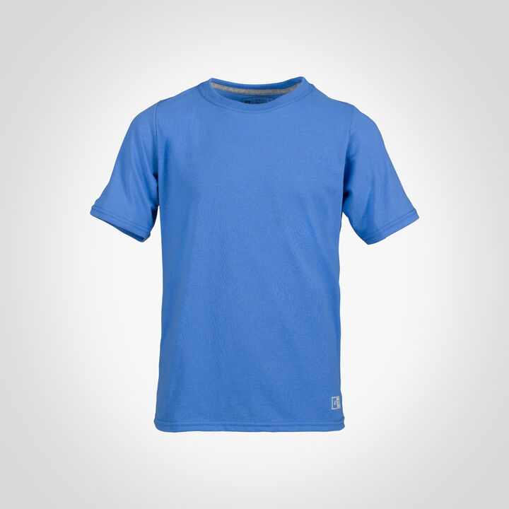 Youth Cotton Performance T-Shirt COLLEGIATE BLUE
