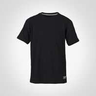 Youth Cotton Performance T-Shirt BLACK