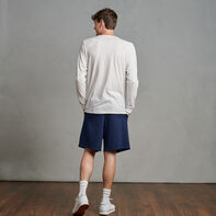 Men's Cotton Performance Long Sleeve T-Shirt White