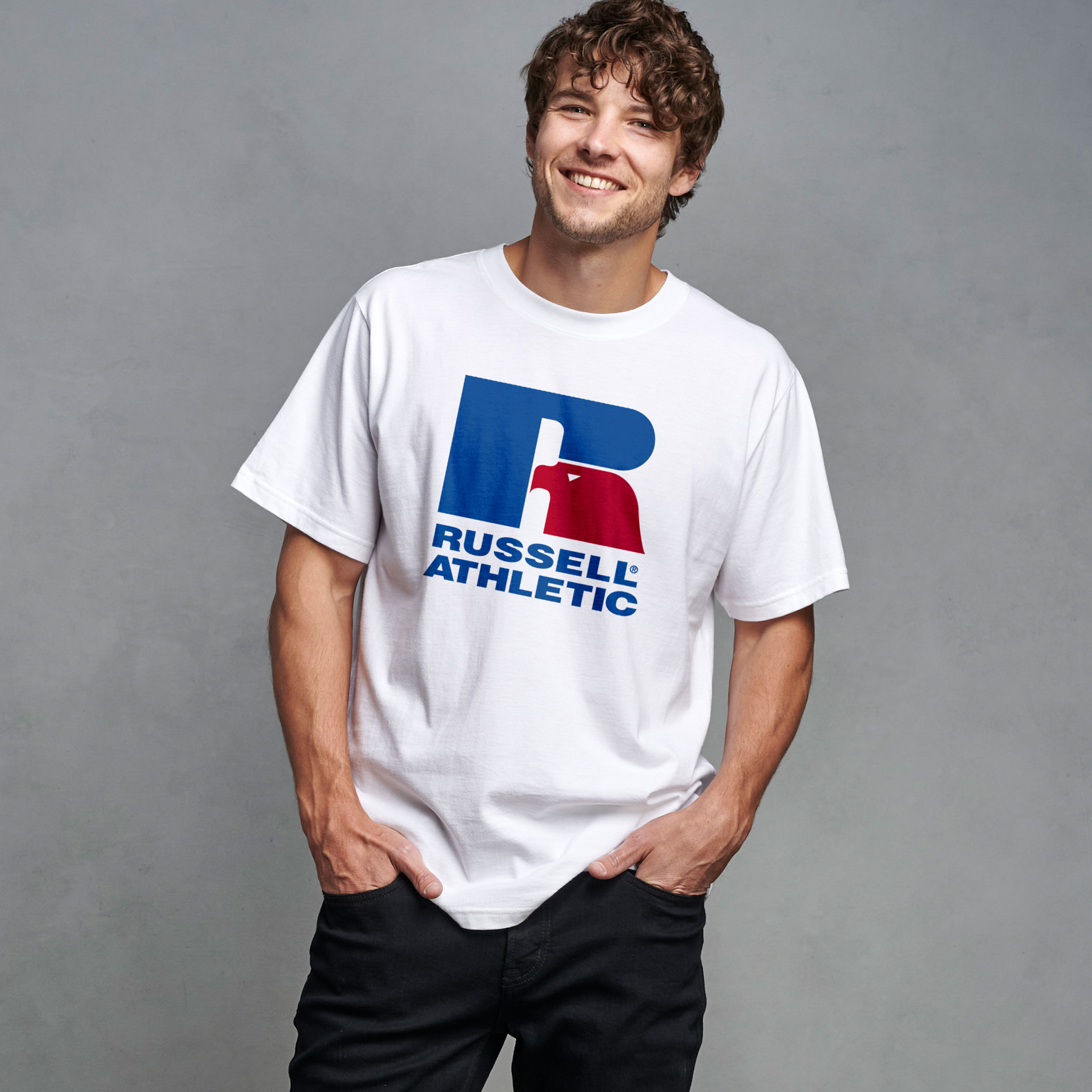 russell pro cotton tee shirts