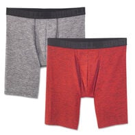Men's Assorted Freshforce Odor Protection Peformance Long Leg Boxer Briefs (2 Pack) ASSORTED