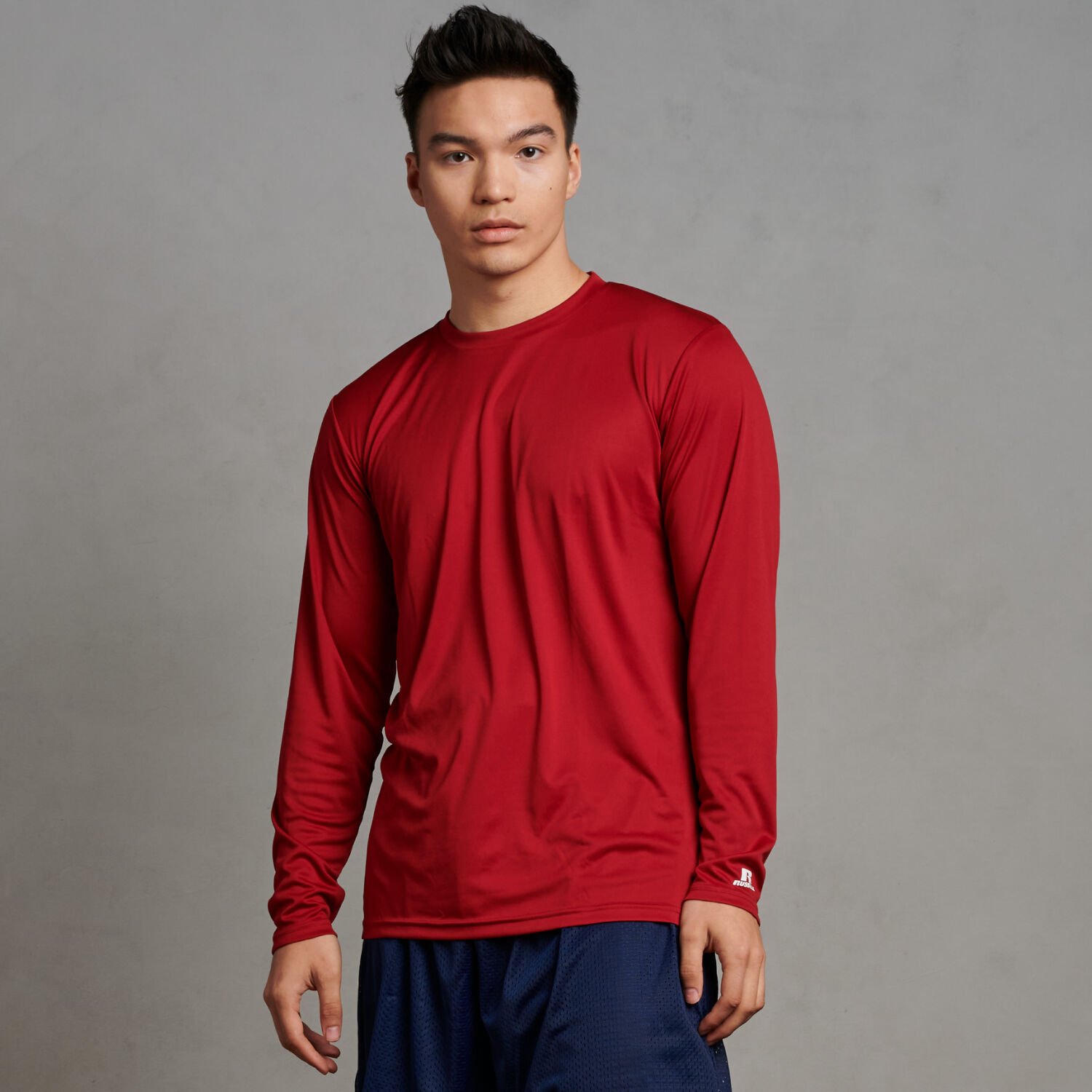 Men’s Dri-Power Core Performance Long Sleeve T-Shirt CARDINAL