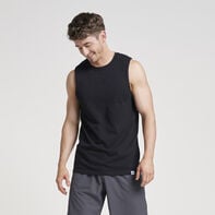 Men's Cotton Performance Muscle Black