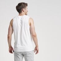 Men's Cotton Performance Muscle White
