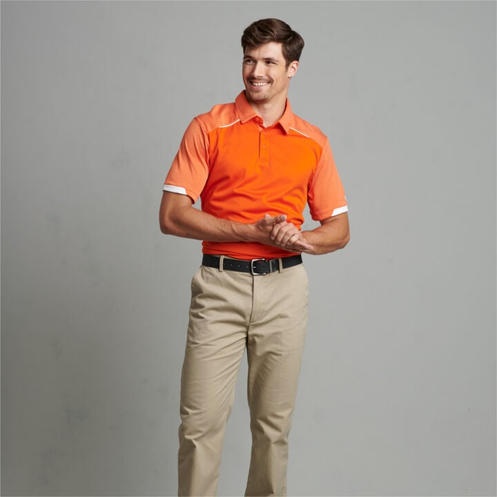 Men's Dri-Power® Performance Micro Mesh Golf Polo BURNT ORANGE