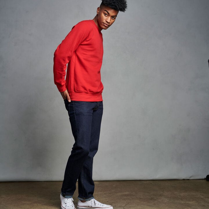 Men’s Cotton Rich 2.0 Premium Fleece Sweatshirt True Red
