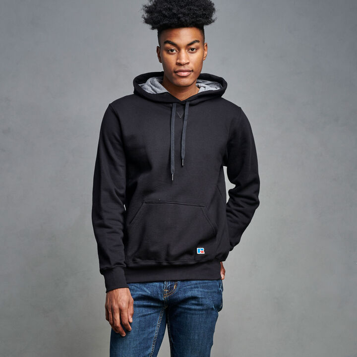 Men’s Cotton Rich 2.0 Premium Fleece Hoodie Black