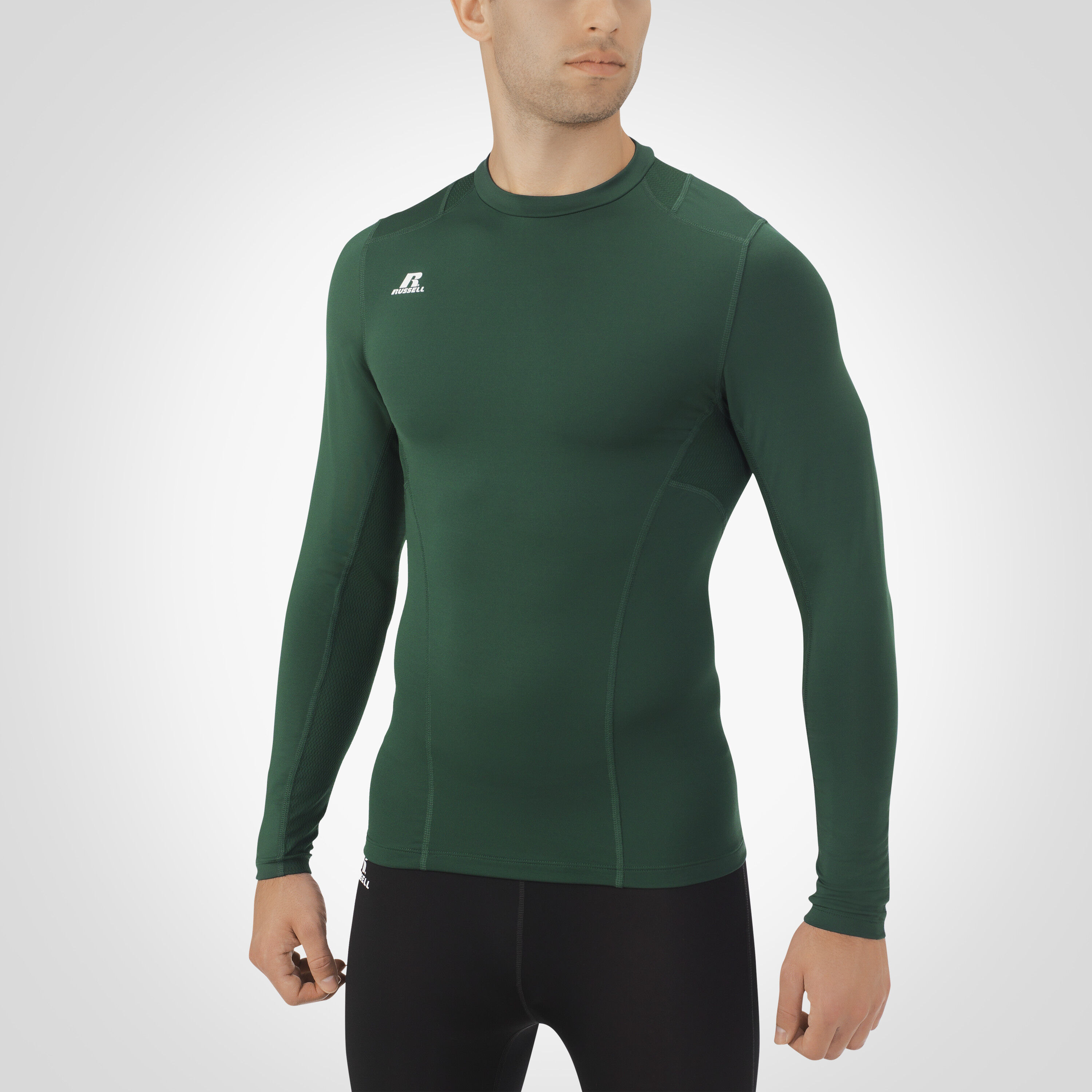 russell long sleeve dri fit shirts