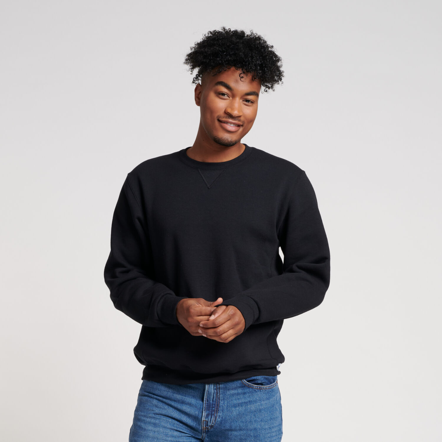 Men's Dri-Power® Fleece Crew Sweatshirt Black