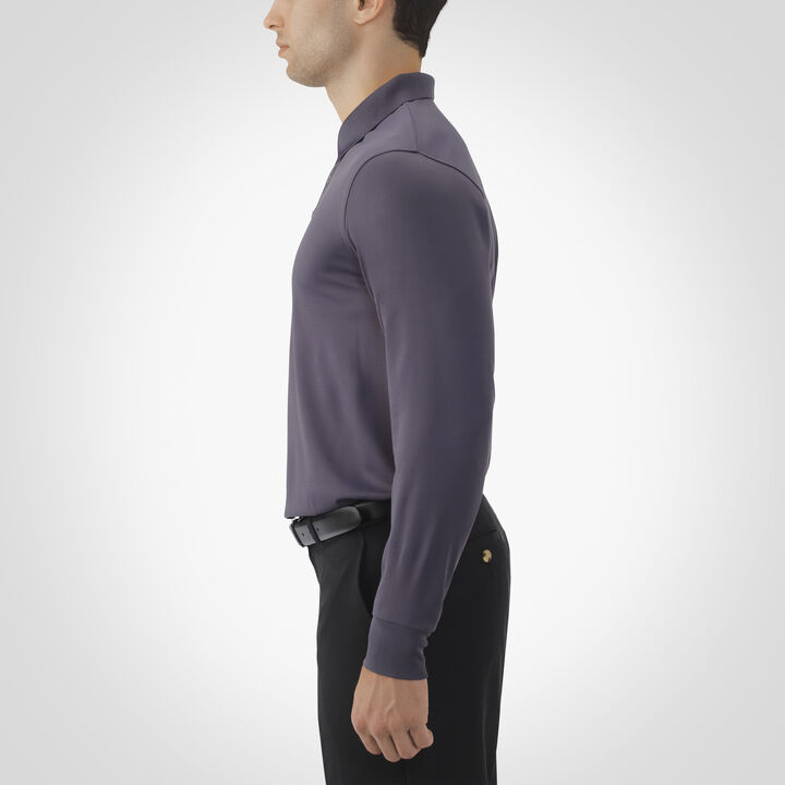 Men's Dri-Power® Performance Long Sleeve Golf Polo STEALTH