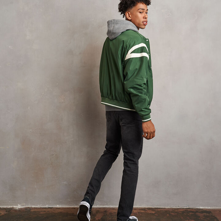 Men's Heritage Oversized Bomber Jacket PINEGREEN