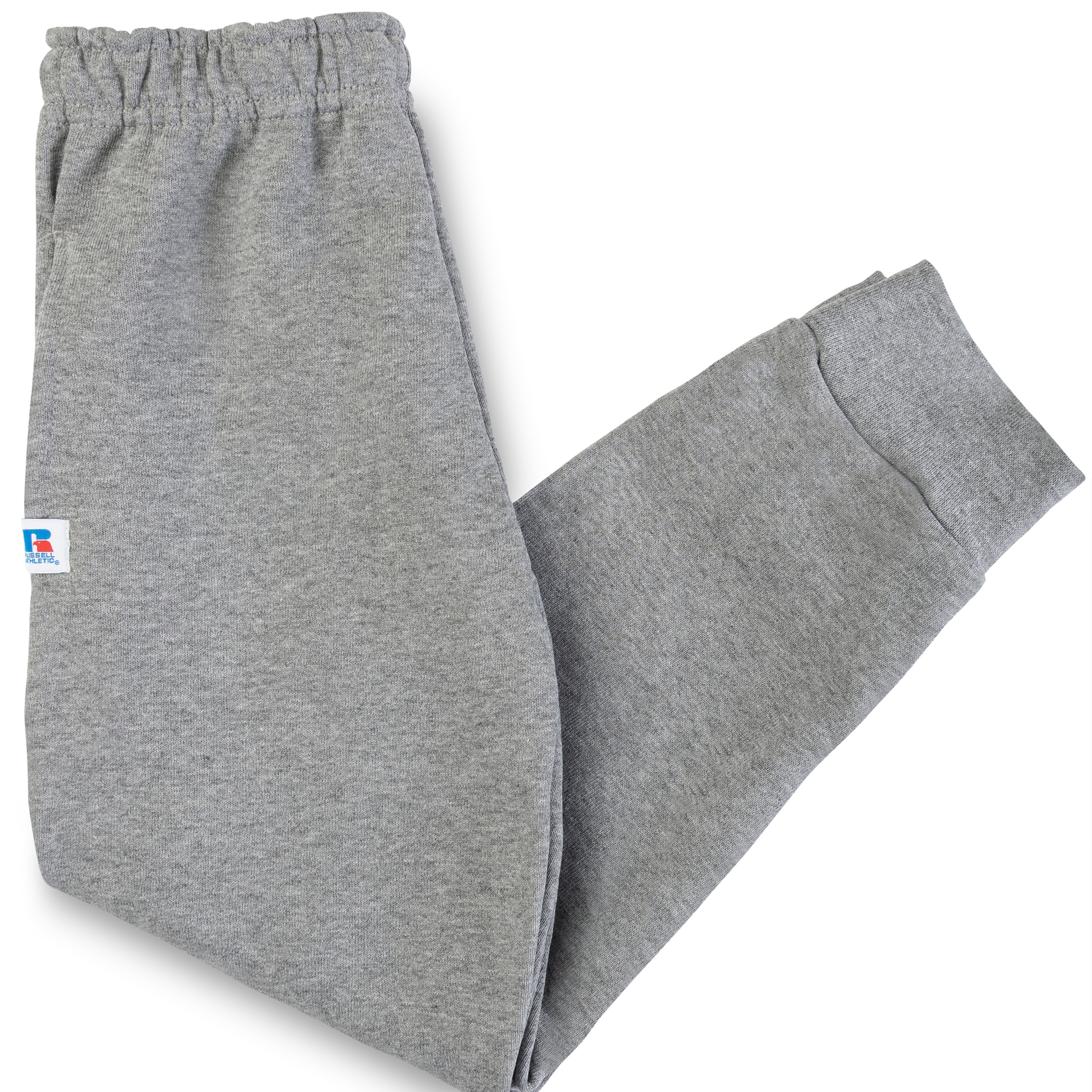 Wholesale Youth Fleece Jogger Sweatpants in Heather Grey